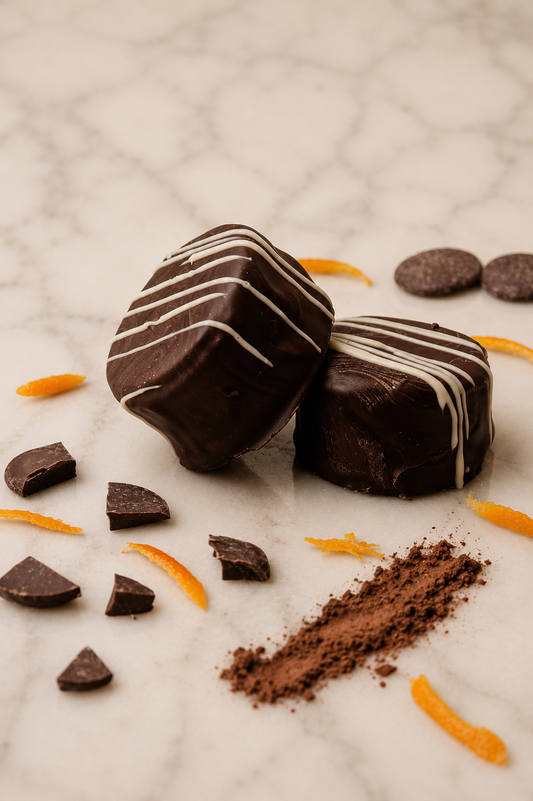 ALFAJORES DE CHOCOLATE NEGRO